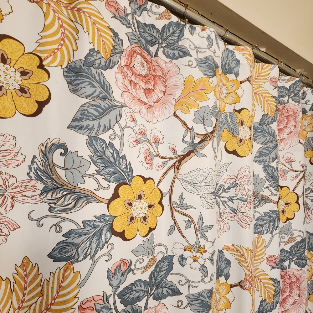 Beautiful floral shower curtain by Lush